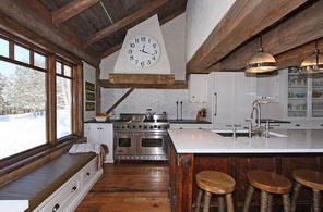 Chef's Kitchen open to Dining and Living Rooms - Country homes for sale and luxury real estate including horse farms and property in the Caledon and King City areas near Toronto